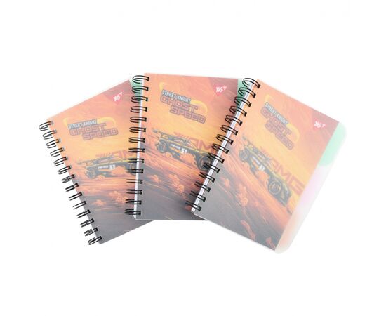 Блокнот Yes В6 Street knight 144 листа пластиковая обложка (681980), изображение 2