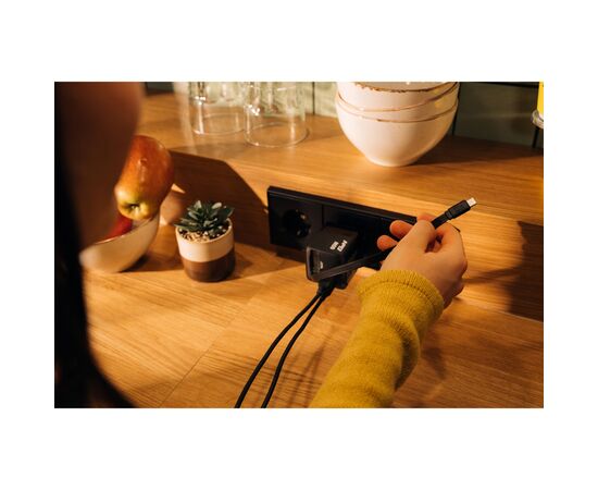 Зарядний пристрій Verbatim GaN 65 W 2 ports (USB-C/1xUSB-A) (32217), зображення 5 Зарядний пристрій Verbatim GaN 65 W 2 ports (USB-C/1xUSB-A) (32217), зображення 5