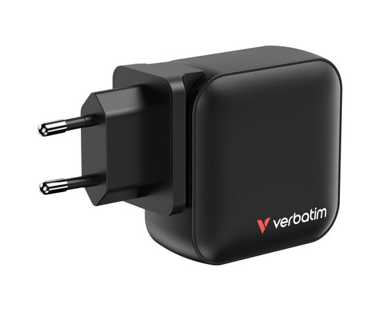 Зарядний пристрій Verbatim MiniGaN 100 W 4 ports (3xUSB-C/1xUSB-A) (32231), зображення 2 Зарядний пристрій Verbatim MiniGaN 100 W 4 ports (3xUSB-C/1xUSB-A) (32231), зображення 2