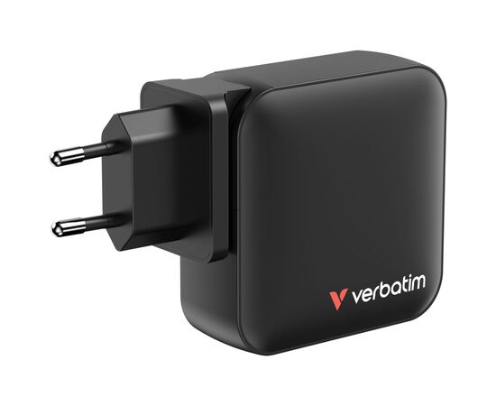 Зарядний пристрій Verbatim MiniGaN 165 W 4 ports (3xUSB-C/1xUSB-A) (32216), зображення 2 Зарядний пристрій Verbatim MiniGaN 165 W 4 ports (3xUSB-C/1xUSB-A) (32216), зображення 2