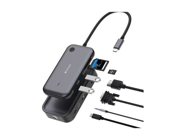 Адаптер Share My Screen 1080p USB-C with WDA-01 Verbatim (32146), изображение 2 Адаптер Share My Screen 1080p USB-C with WDA-01 Verbatim (32146), изображение 2