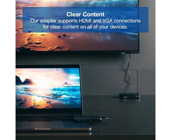 Адаптер Share My Screen 1080p USB-C with WDA-01 Verbatim (32146), изображение 4 Адаптер Share My Screen 1080p USB-C with WDA-01 Verbatim (32146), изображение 4