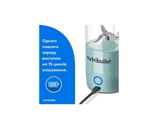 Блендер NUTRIBULLET NBP003LBL, зображення 5 Блендер NUTRIBULLET NBP003LBL, зображення 5