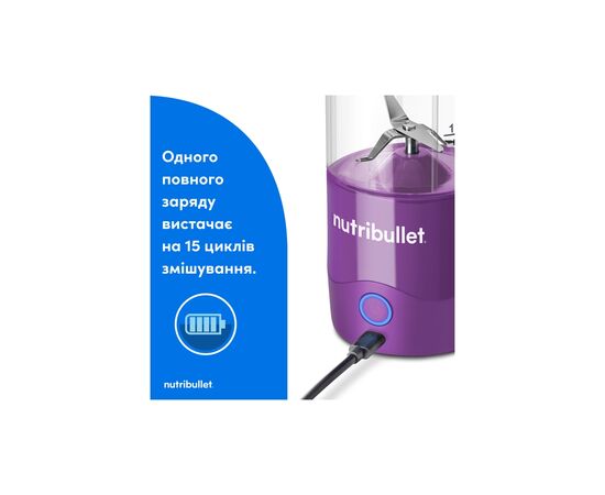 Блендер NUTRIBULLET NBP003PU, зображення 3 Блендер NUTRIBULLET NBP003PU, зображення 3