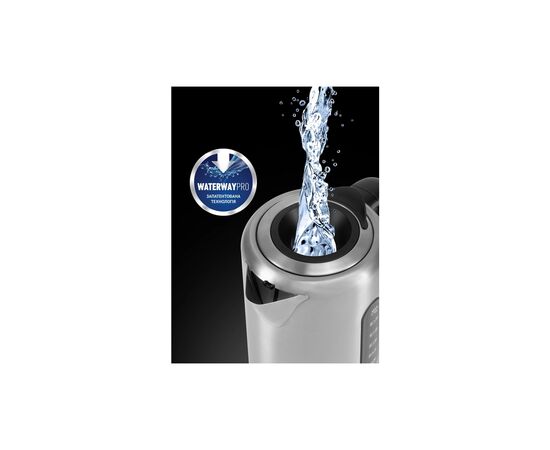 Электрочайник Polaris PWK 17101CA Water Way Pro Сталевий, изображение 6 Электрочайник Polaris PWK 17101CA Water Way Pro Сталевий, изображение 6