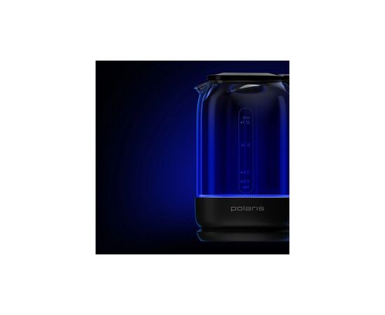 Электрочайник Polaris PWK 17107CGLD WIFI IQ Home Чорний, изображение 6 Электрочайник Polaris PWK 17107CGLD WIFI IQ Home Чорний, изображение 6