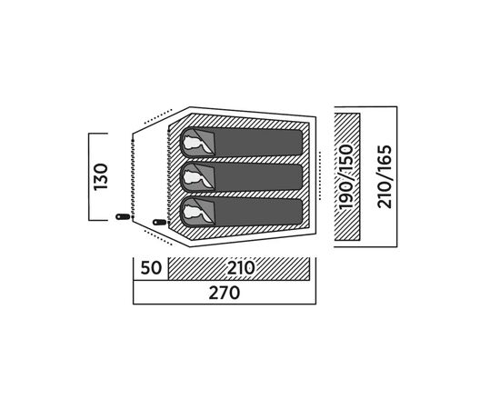 Намет Easy Camp Reindal 3 (120472) (931544), зображення 7 Намет Easy Camp Reindal 3 (120472) (931544), зображення 7