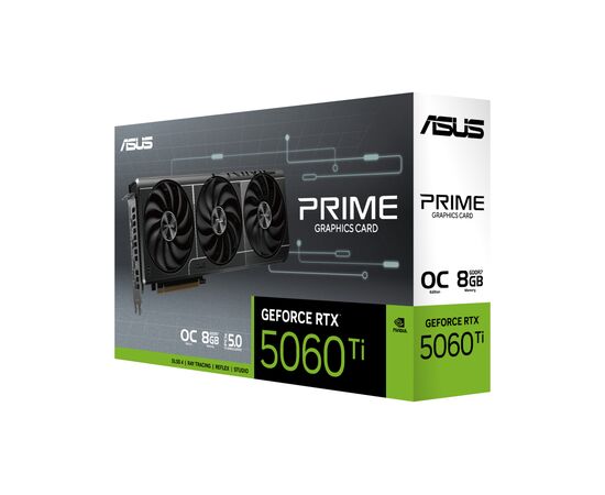 Видеокарта ASUS GeForce RTX5060Ti 8Gb PRIME OC (PRIME-RTX5060TI-O8G), изображение 9 Видеокарта ASUS GeForce RTX5060Ti 8Gb PRIME OC (PRIME-RTX5060TI-O8G), изображение 9