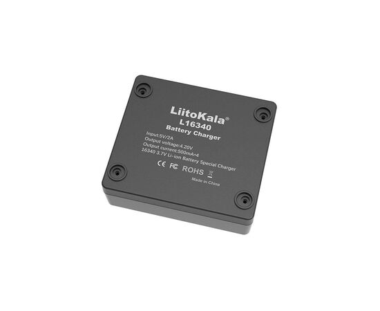 Зарядное устройство для аккумуляторов Liitokala 4 Slots, Li-ion, 16340, CR123A (Lii-L16340), изображение 5 Зарядное устройство для аккумуляторов Liitokala 4 Slots, Li-ion, 16340, CR123A (Lii-L16340), изображение 5