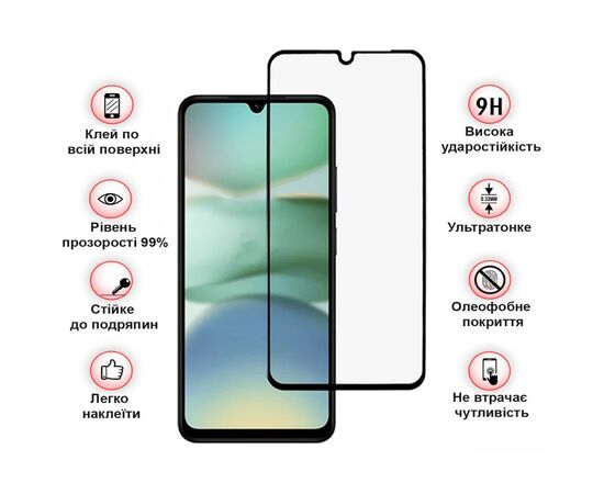 Стекло защитное BeCover Xiaomi Redmi A5 4G Black (713418), изображение 3 Стекло защитное BeCover Xiaomi Redmi A5 4G Black (713418), изображение 3