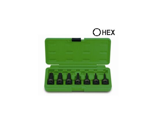 Набор головок Toptul ударных HEX 1/2" 4-14мм 7 шт. (GDAI0702)