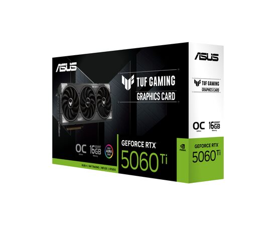 Видеокарта ASUS GeForce RTX5060Ti 16Gb TUF OC GAMING (TUF-RTX5060TI-O16G-GAMING), изображение 10 Видеокарта ASUS GeForce RTX5060Ti 16Gb TUF OC GAMING (TUF-RTX5060TI-O16G-GAMING), изображение 10
