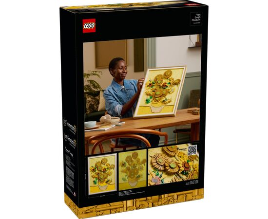 Конструктор LEGO ART Vincent van Gogh - Подсолнухи (31215), изображение 8 Конструктор LEGO ART Vincent van Gogh - Подсолнухи (31215), изображение 8