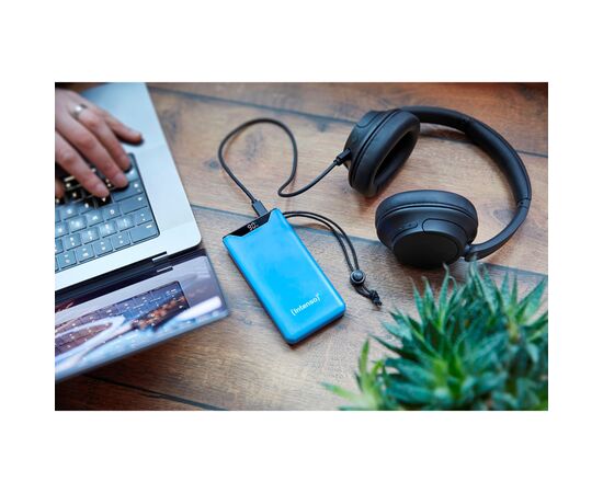 Батарея универсальная Intenso F10000 10000mAh QC/3.0 blue (7332035), изображение 6 Батарея универсальная Intenso F10000 10000mAh QC/3.0 blue (7332035), изображение 6