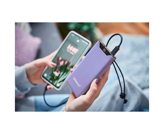 Батарея универсальная Intenso F10000 10000mAh QC3.0 purple (7332033), изображение 8 Батарея универсальная Intenso F10000 10000mAh QC3.0 purple (7332033), изображение 8