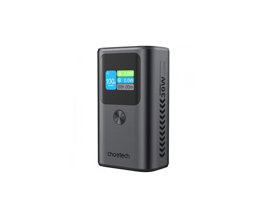 Батарея универсальная Choetech 10000mAh 30W, PD, USB-C, USB-A, Color Display Clock, functionsAlarm,Stopwatch,Timer (B701-CCGY) Батарея универсальная Choetech 10000mAh 30W, PD, USB-C, USB-A, Color Display Clock, functionsAlarm,Stopwatch,Timer (B701-CCGY)