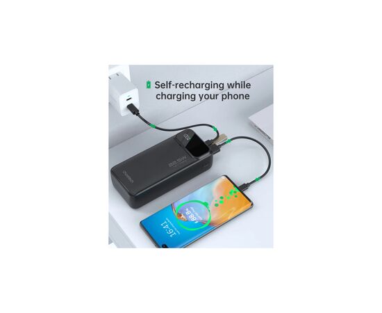 Батарея универсальная Choetech 30000mAh 22,5W, PD, QC/3.0, USB-C In/out, 2*USB-A (B730-ACBK), изображение 5 Батарея универсальная Choetech 30000mAh 22,5W, PD, QC/3.0, USB-C In/out, 2*USB-A (B730-ACBK), изображение 5