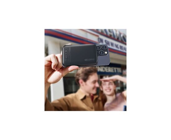 Батарея универсальная Choetech Magnetic Wireless 10000mAh 20W, PD, Qi-15W, USB-C In/Out, with holder, Black (B743-CCBK), изображение 7 Батарея универсальная Choetech Magnetic Wireless 10000mAh 20W, PD, Qi-15W, USB-C In/Out, with holder, Black (B743-CCBK), изображение 7