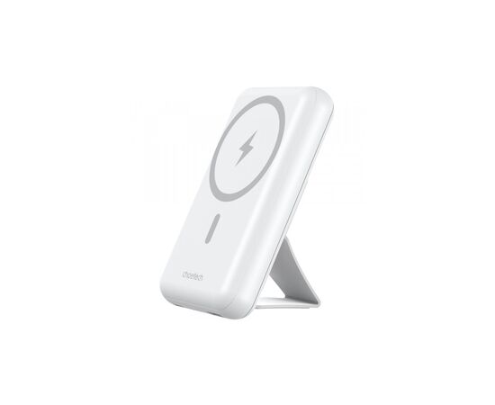 Батарея универсальная Choetech Magnetic Wireless 10000mAh 20W, PD,QC/3.0, USB-A, USB-C, White (B663-ACWH), изображение 2 Батарея универсальная Choetech Magnetic Wireless 10000mAh 20W, PD,QC/3.0, USB-A, USB-C, White (B663-ACWH), изображение 2