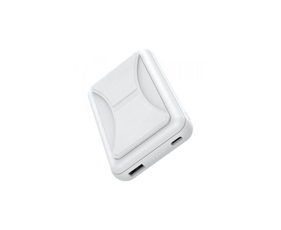 Батарея универсальная Choetech Magnetic Wireless 10000mAh 20W, PD,QC/3.0, USB-A, USB-C, White (B663-ACWH), изображение 3 Батарея универсальная Choetech Magnetic Wireless 10000mAh 20W, PD,QC/3.0, USB-A, USB-C, White (B663-ACWH), изображение 3