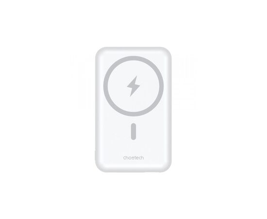 Батарея універсальна Choetech Magnetic Wireless 10000mAh 20W, PD,QC/3.0, USB-A, USB-C, White (B663-ACWH)