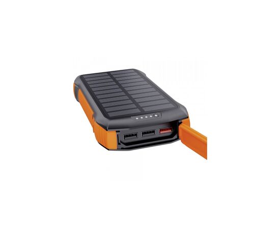 Батарея универсальная Choetech Wireless 20000mAh 20W, PD, QC/3.0, solar panel, Qi-5W, Black-Orange (B657-OR), изображение 3 Батарея универсальная Choetech Wireless 20000mAh 20W, PD, QC/3.0, solar panel, Qi-5W, Black-Orange (B657-OR), изображение 3
