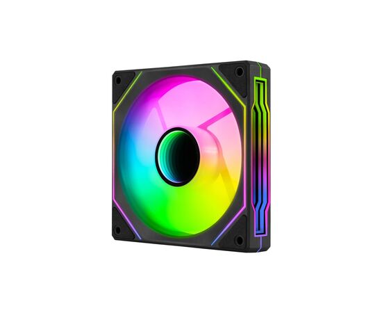 Кулер для корпуса AeroCool Phantom M-3 12 PWM ARGB Black (ACF3-MR11217.11), изображение 2 Кулер для корпуса AeroCool Phantom M-3 12 PWM ARGB Black (ACF3-MR11217.11), изображение 2