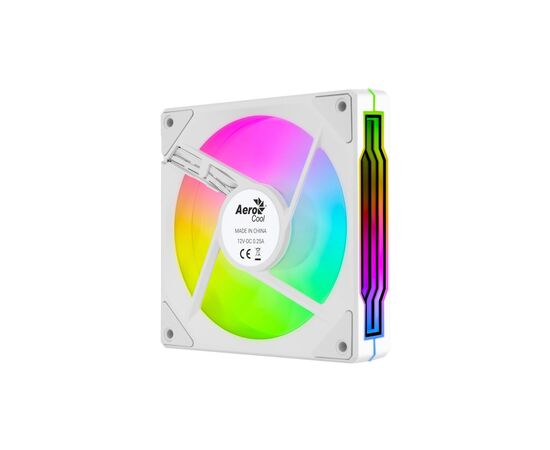 Кулер для корпуса AeroCool Phantom M-3 12 PWM ARGB White (ACF3-MR11217.21), изображение 3 Кулер для корпуса AeroCool Phantom M-3 12 PWM ARGB White (ACF3-MR11217.21), изображение 3