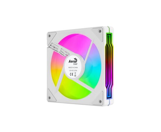 Кулер для корпуса AeroCool Phantom M-3 Reverse 12 PWM ARGB White (ACF3-MR11227.21), изображение 3 Кулер для корпуса AeroCool Phantom M-3 Reverse 12 PWM ARGB White (ACF3-MR11227.21), изображение 3