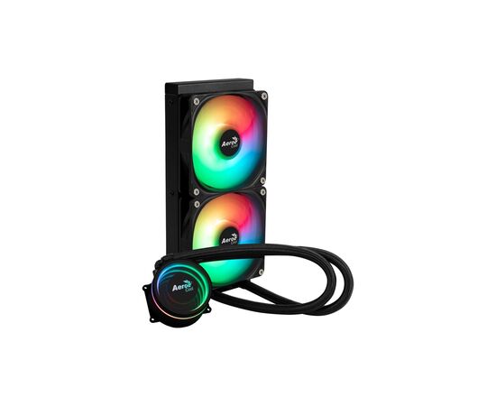 Система жидкостного охлаждения AeroCool Oasis L240 Black (ACLA-OA24117.11), изображение 2 Система жидкостного охлаждения AeroCool Oasis L240 Black (ACLA-OA24117.11), изображение 2
