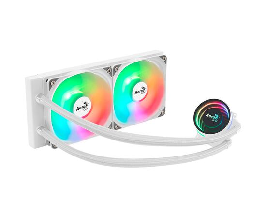 Система жидкостного охлаждения AeroCool Oasis L240 White (ACLA-OA24117.21)