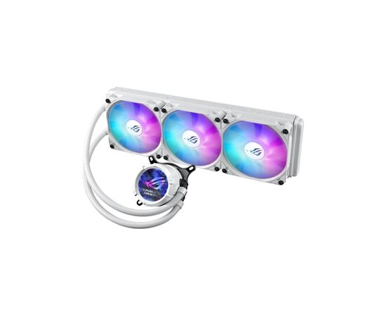 Система жидкостного охлаждения ASUS ROG Strix LC III 360 ARGB LCD White (90RC00W2-M0UAY0), изображение 3 Система жидкостного охлаждения ASUS ROG Strix LC III 360 ARGB LCD White (90RC00W2-M0UAY0), изображение 3