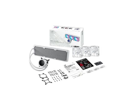 Система жидкостного охлаждения ASUS ROG Strix LC III 360 ARGB LCD White (90RC00W2-M0UAY0), изображение 9 Система жидкостного охлаждения ASUS ROG Strix LC III 360 ARGB LCD White (90RC00W2-M0UAY0), изображение 9