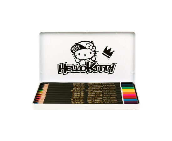 Карандаши цветные Kite Hello Kitty трехгранные 12 шт (HK21-058), изображение 3 Карандаши цветные Kite Hello Kitty трехгранные 12 шт (HK21-058), изображение 3