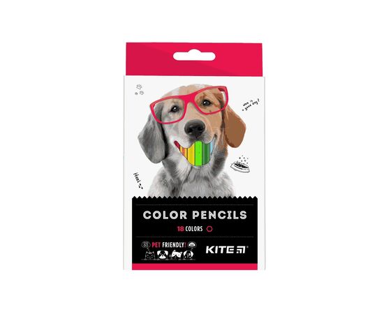 Олівці кольорові Kite Dogs 18 шт (K22-052-1)