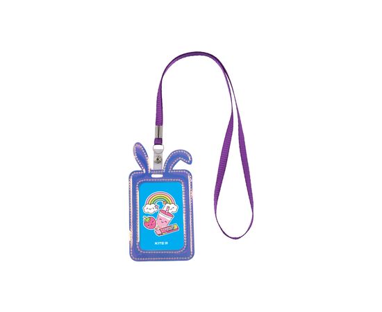 Бейдж Kite Bunny, с голографическим эффектом, фиолетовый (K22-449-01)