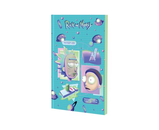 Блокнот Kite термобиндер Rick and Morty А5, 64 листа, нелинированный (RM23-193-2)