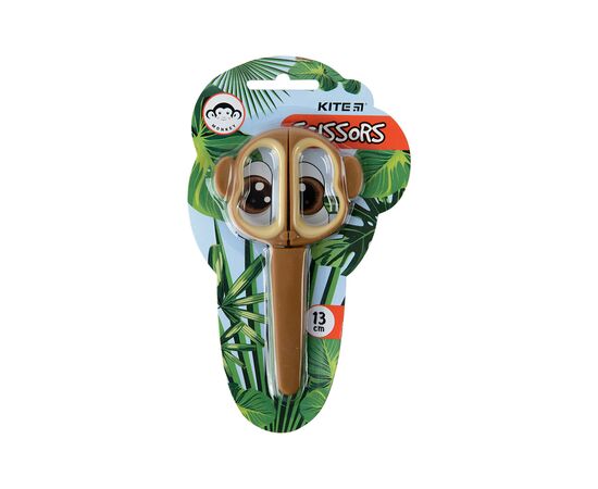 Ножницы Kite детские в футляре Monkey, 13 см (K21-017-03)