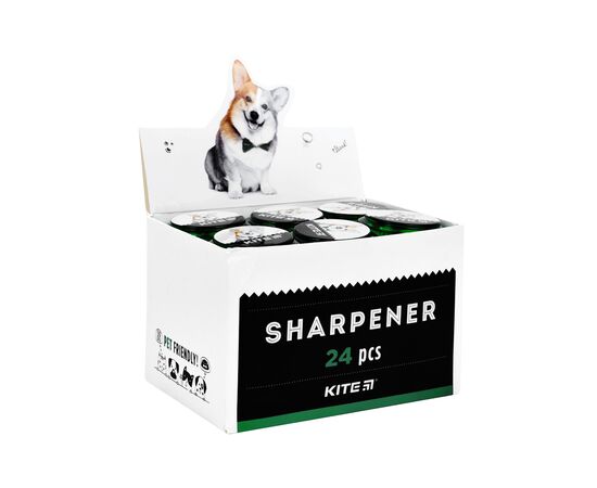 Точилка Kite с контейнером Dogs (K22-117), изображение 2 Точилка Kite с контейнером Dogs (K22-117), изображение 2