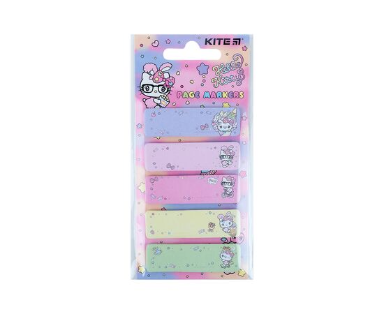 Стикер-закладка Kite бумажная с рисунком Hello Kitty 100шт, 5х20 шт (HK23-480), изображение 2 Стикер-закладка Kite бумажная с рисунком Hello Kitty 100шт, 5х20 шт (HK23-480), изображение 2