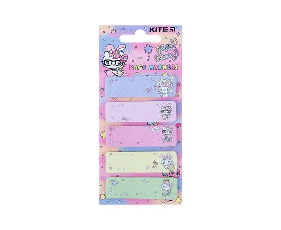 Стікер-закладка Kite паперова з малюнком Hello Kitty 100 шт, 5х20 шт (HK23-480)
