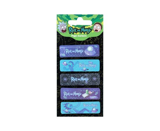 Стікер-закладка Kite паперова з малюнком Rick and Morty 100 шт, 5х20 шт (RM23-480)