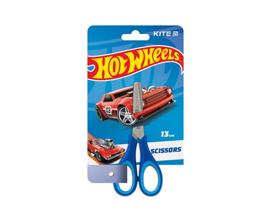 Ножиці Kite дитячі в футлярі Hot Wheels 13 см (HW23-123)