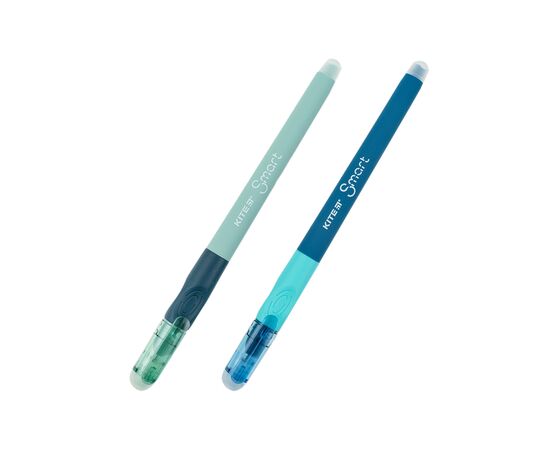 Ручка гелева Kite пиши-стирай Smart 4, синя в асортименті (K23-098-1)