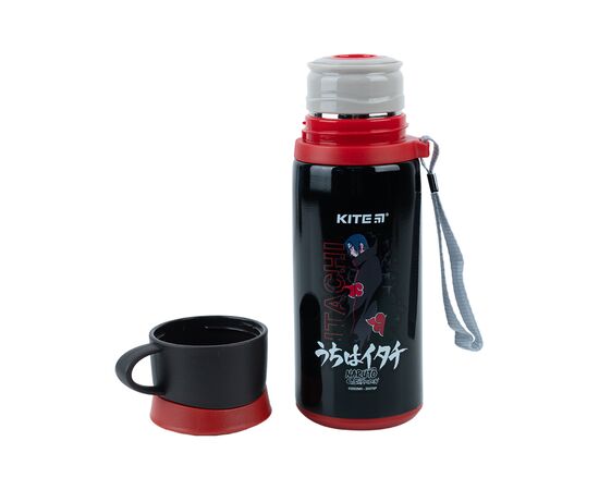 Поильник-непроливайка Kite Термос Naruto 350 мл Чорний (NR23-305), изображение 2 Поильник-непроливайка Kite Термос Naruto 350 мл Чорний (NR23-305), изображение 2