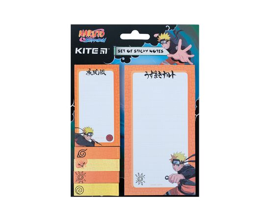 Папір для нотаток Kite з клейким шаром Naruto (NR23-299-1)