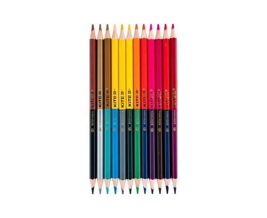 Карандаши цветные Kite My Little Pony двухсторонние, 12 цветов (LP24-054), изображение 3 Карандаши цветные Kite My Little Pony двухсторонние, 12 цветов (LP24-054), изображение 3