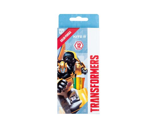 Олівці кольорові Kite Transformers 12 кольорів (TF24-051)