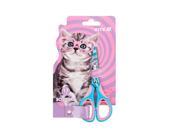 Ножиці Kite дитячі з гумовими вставками і малюнком на лезі Studio Pets 13 см (SP25-148)