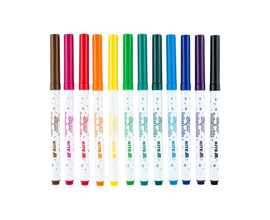 Фломастеры Kite Creative Superwashable 12 цветов (K-1152), изображение 2 Фломастеры Kite Creative Superwashable 12 цветов (K-1152), изображение 2